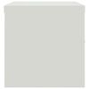 vidaXL Classeur gris clair 90x40x40 cm acier