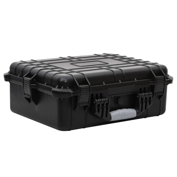 vidaXL Valise de vol portable Noir 52x40x19 cm PP