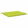 vidaXL Coussin de banc de jardin vert vif 120x(50+50)x7cm tissu oxford