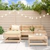 vidaXL Salon de jardin 5 pcs bois massif de pin
