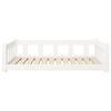 vidaXL Lit pour chien blanc 105,5x75,5x28 cm bois de pin solide