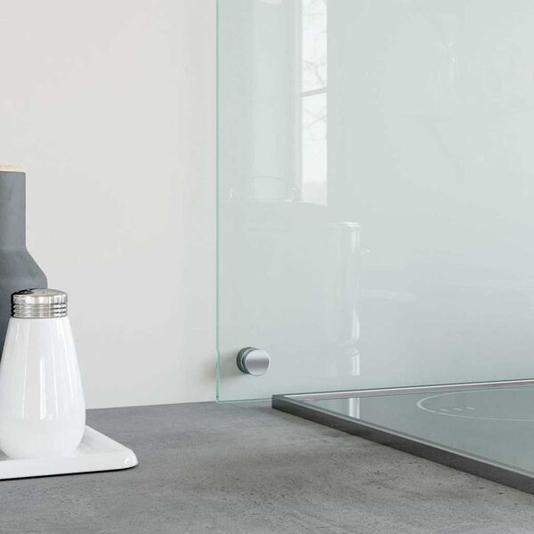 vidaXL Dosseret de cuisine Transparent 70x60 cm Verre tremp&eacute;