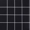 vidaXL Coussin de banc de jardin carreaux noir 180x50x7cm tissu oxford