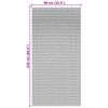 VidaXL Rideau anti-insectes imprim&eacute; palmier 90x220 cm bambou