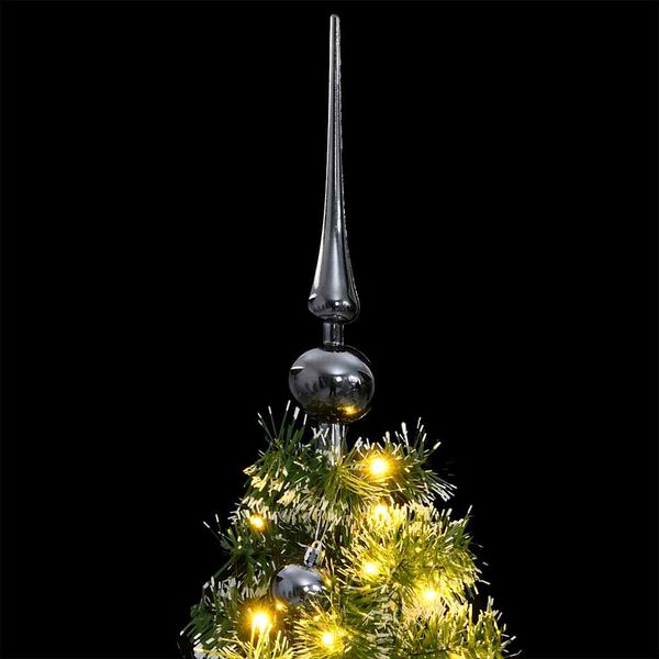 vidaXL Sapin de No&euml;l artificiel articul&eacute; 150 LED et boules 150 cm