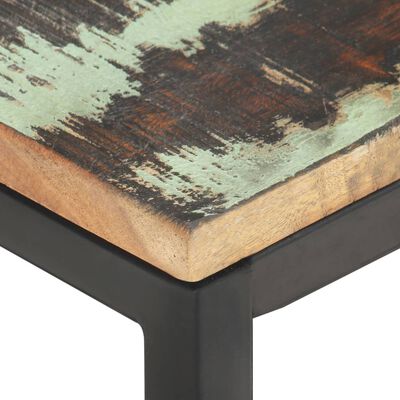 vidaXL Table d'appoint 40x40x35 cm Bois de récupération massif