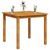 vidaXL Table de jardin 85x85x74 cm Bois d'acacia massif