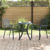 vidaXL Chaise de jardin 2 pcs Anthracite 56 x 65 x 89 cm Acier