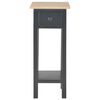 vidaXL Table d'appoint Noir 27 x 27 x 65,5 cm Bois