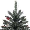 vidaXL Sapin de No&euml;l artificiel avec support Vert 210 cm PVC