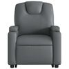 vidaXL Fauteuil inclinable gris similicuir
