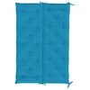 vidaXL Coussin de banc de jardin bleu clair tissu oxford