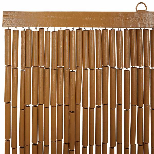 VidaXL Rideau anti-insectes imprim&eacute; palmier 90x220 cm bambou