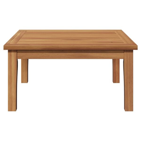 vidaXL Table de Jardin Marron Bois de teck massif