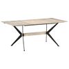 vidaXL Table à manger 180x90x76 cm Bois de manguier massif