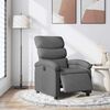 vidaXL Fauteuil inclinable &eacute;lectrique gris fonc&eacute; tissu