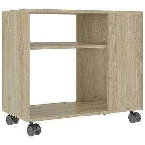 vidaXL Table d'appoint Ch&ecirc;ne sonoma 70x35x55 cm Bois d'ing&eacute;nierie