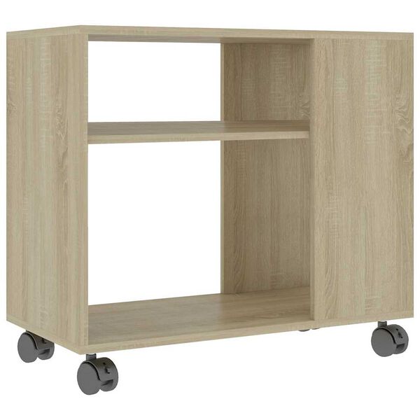 vidaXL Table d'appoint Ch&ecirc;ne sonoma 70x35x55 cm Bois d'ing&eacute;nierie