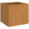 vidaXL Jardini&egrave;res 2 pcs 42x40x39 cm acier corten