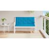 vidaXL Coussin de banc de jardin bleu clair tissu oxford
