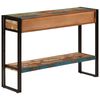 vidaXL Table console 110x30x76 cm Bois massif de récupération