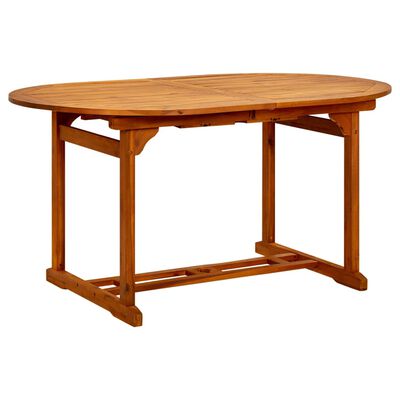 vidaXL Table de jardin 200x100x75 cm Bois d'acacia massif