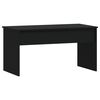 vidaXL Table basse noir 102x50,5x52,5 cm bois d'ing&eacute;nierie