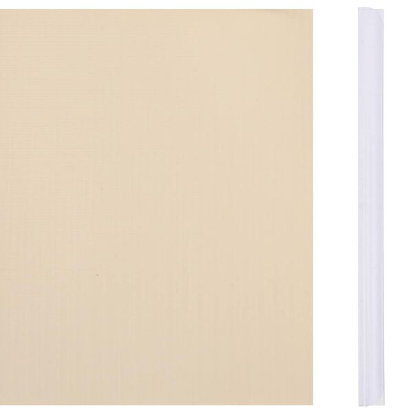vidaXL &Eacute;cran d'intimit&eacute; de jardin PVC 35x0,19 m Cr&egrave;me