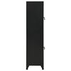 vidaXL Armoire &agrave; casiers Noir 38x45x180 cm Acier