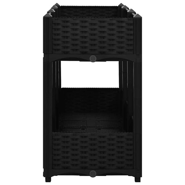 vidaXL Lit sur&eacute;lev&eacute; 120x40x71 cm Polypropyl&egrave;ne