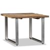 vidaXL Table basse Bois de r&eacute;cup&eacute;ration massif 55x55x40 cm