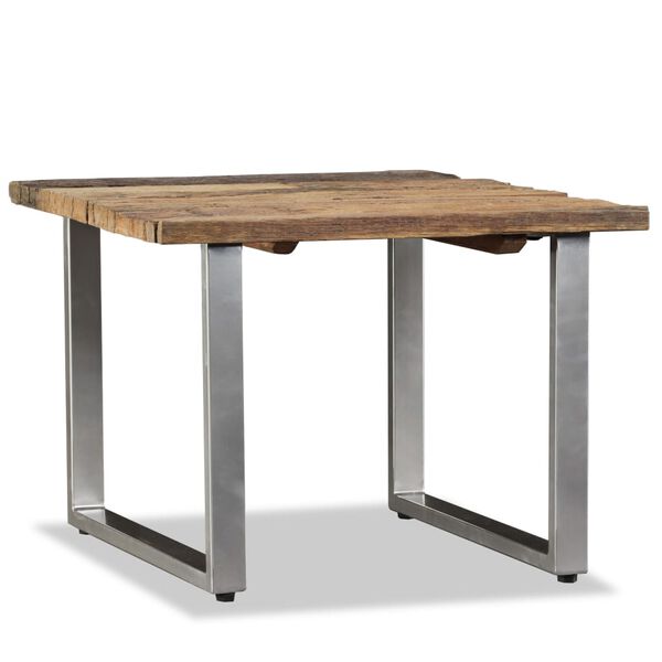 vidaXL Table basse Bois de r&eacute;cup&eacute;ration massif 55x55x40 cm