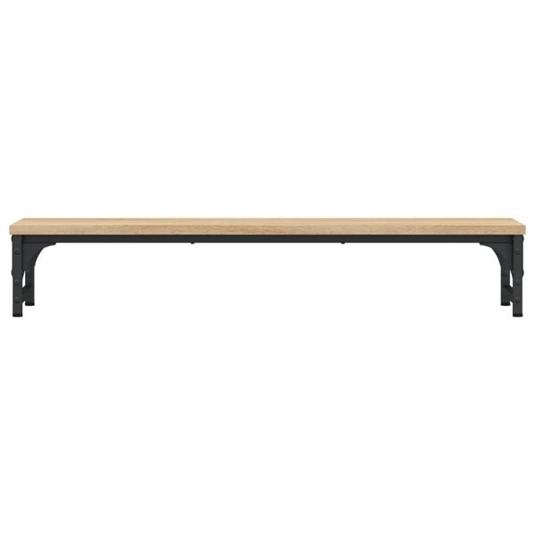 vidaXL Support de moniteur ch&ecirc;ne sonoma 85x23x15,5cm bois d'ing&eacute;nierie