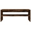 vidaXL Table basse Ch&ecirc;ne fum&eacute; 100x40x40 cm Bois d'ing&eacute;nierie