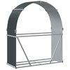 vidaXL Porte-bûches Anthracite 120 x 45 x 140 cm Acier galvanisé