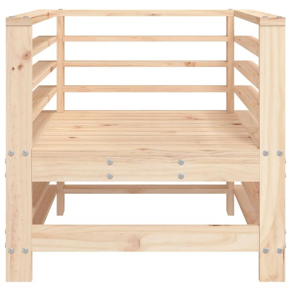 vidaXL Chaises de jardin lot de 2 bois massif de pin