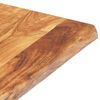 vidaXL Table basse avec bord naturel 115x60x40 cm Bois d'acacia massif