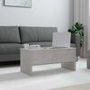 vidaXL Table basse gris b&eacute;ton 102x50,5x46,5 cm bois d'ing&eacute;nierie