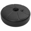 vidaXL Socle de parasol Rempli de sable/d'eau 15 L Noir
