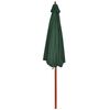 vidaXL Parasol Vert 258 cm
