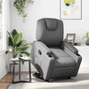 vidaXL Fauteuil inclinable gris similicuir