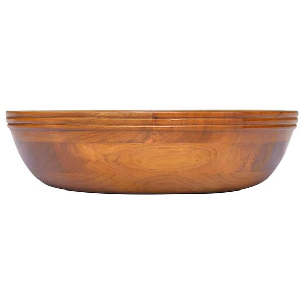 vidaXL Lavabo Bois de teck massif &Phi;40x10 cm