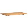 vidaXL Dessus de table Bois d'acacia massif 100x(50-60)x2,5 cm