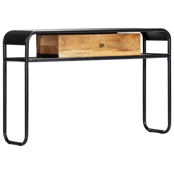 vidaXL Table console 118 x 30 x 75 cm Bois de manguier massif