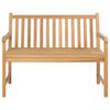 vidaXL Banc de jardin 114 cm bois de teck solide