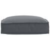 vidaXL Coussin Anthracite 50 x 50 x 12 cm Tissu Oxford