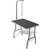 vidaXL Table de toilettage portable avec roulettes pour chiens