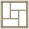 vidaXL &Eacute;tag&egrave;re murale Ch&ecirc;ne sonoma 45,1x16x45,1 cm Bois d&rsquo;ing&eacute;nierie