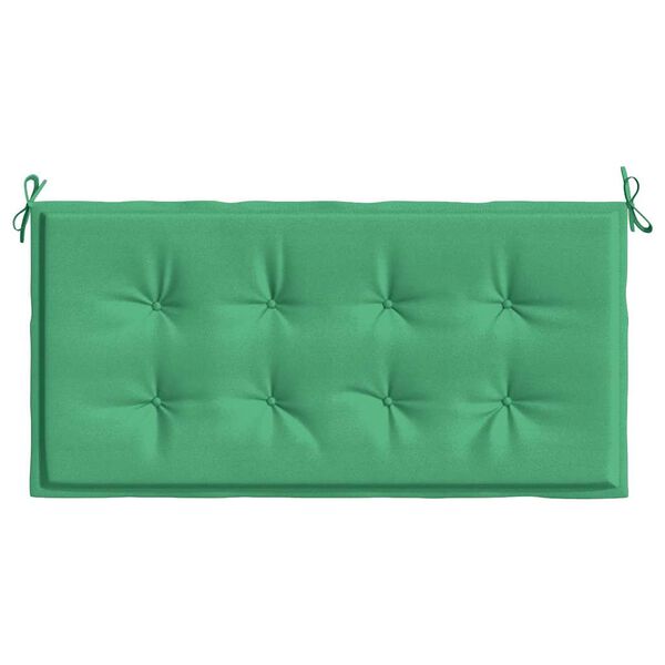 vidaXL Coussin de banc de jardin vert 100x50x3 cm tissu oxford