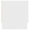 vidaXL Garde-robe blanc 100x32,5x35 cm bois d'ing&eacute;nierie